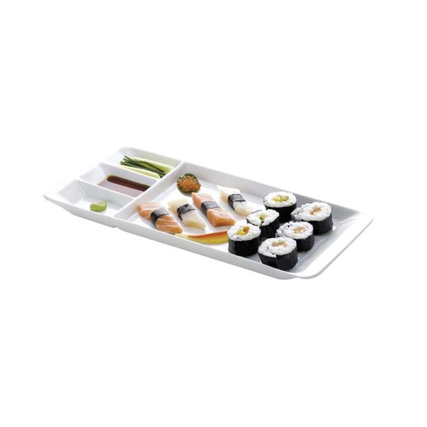 TRAVESSA  RECTANGULAR PORCELANA 38*16CM GUSTITO