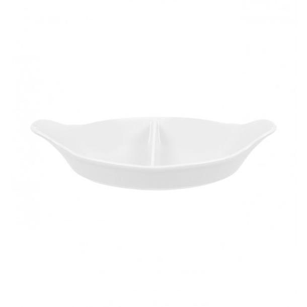 TRAVESSA OVAL COM DIVISORIA 28CM VISTA ALEGRE 