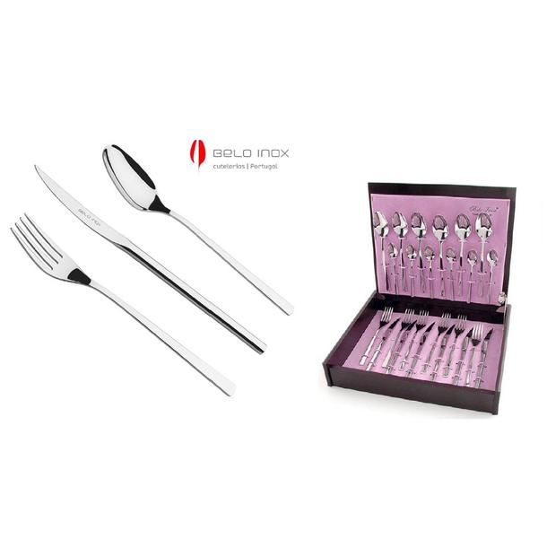FAQUEIRO 24 PCS NOMO COM ESTOJO MAD BELO INOX