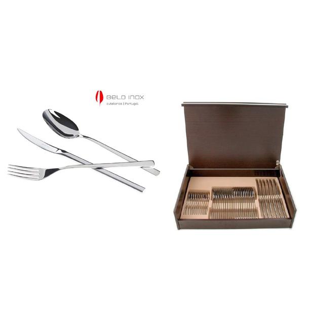 FAQUEIRO 48 PCS NOMO COM ESTOJO MAD BELO INOX