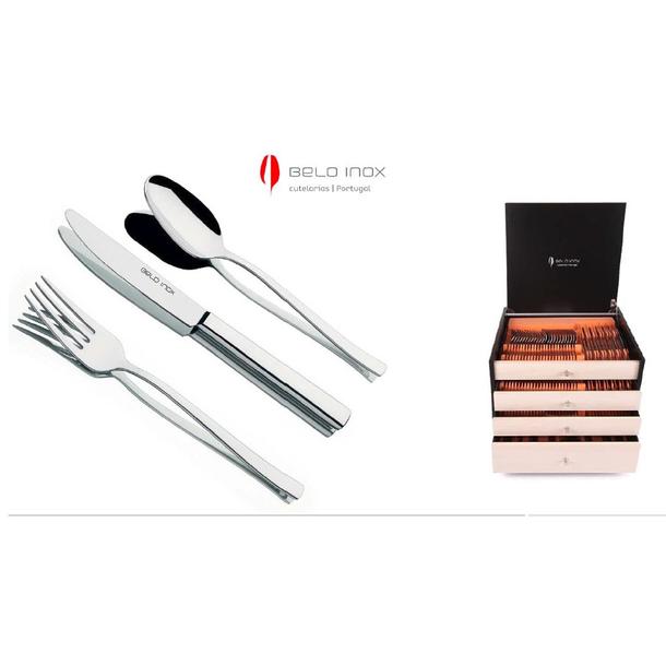 FAQUEIRO 130 PCS BELO 12 COM ESTOJO BELO INOX