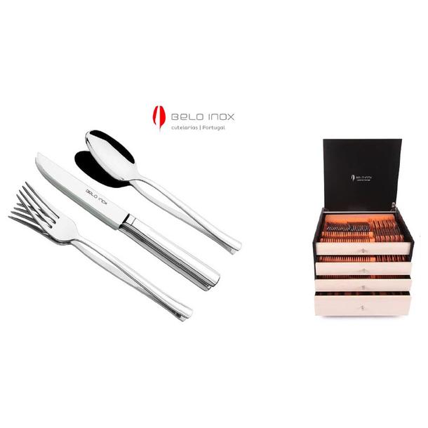 FAQUEIRO 130 PCS BELO 11 COM ESTOJO BELO INOX