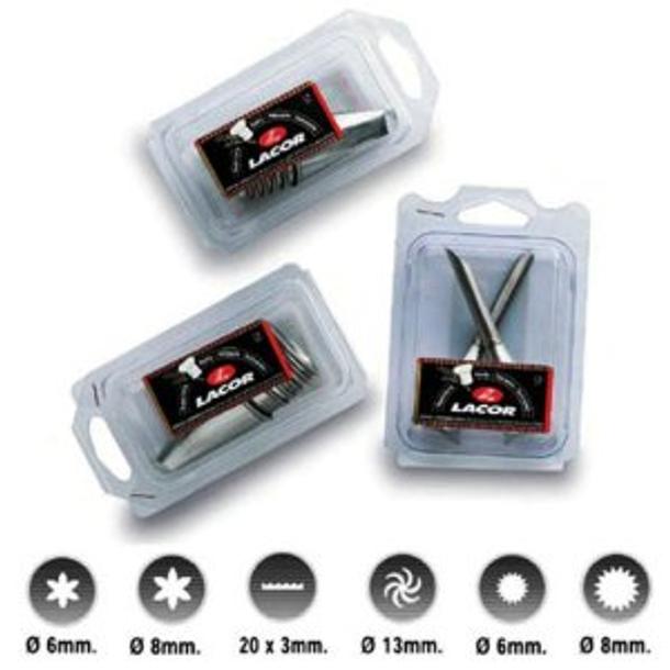 JOGO 6 BOQUILHAS INOX VARIADAS
