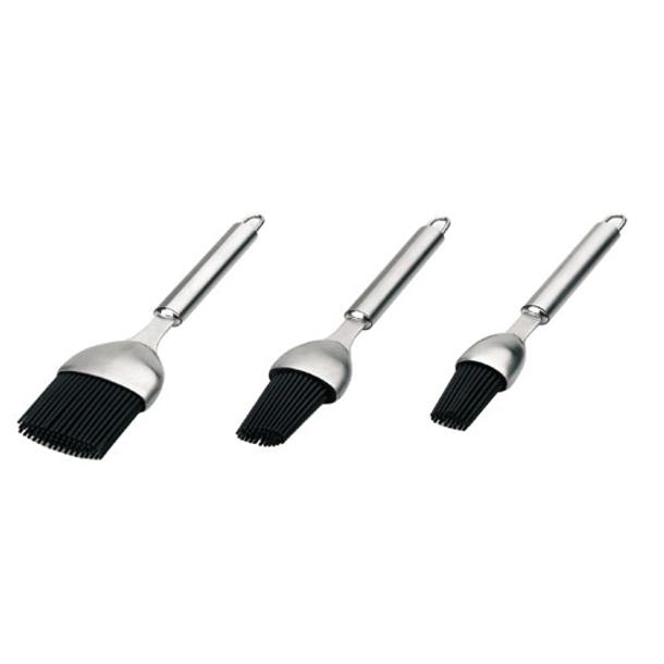 PINCEL SILICONE C/CABO INOX 22CM