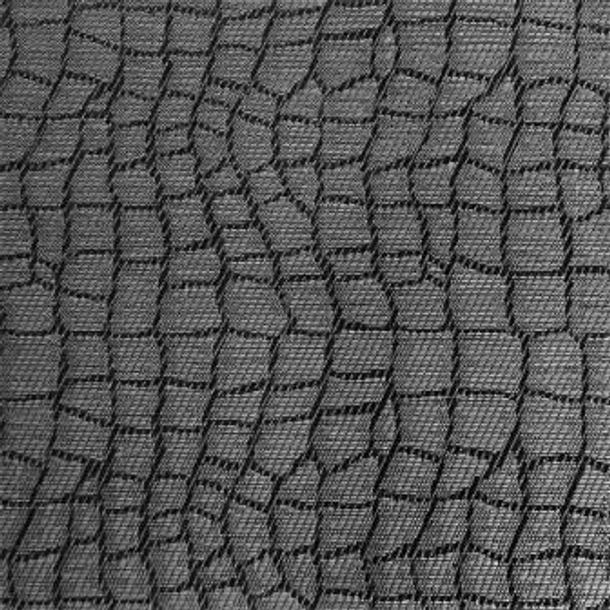 NAPERON IND. 45*33CM MOSAICO PT E CINZA