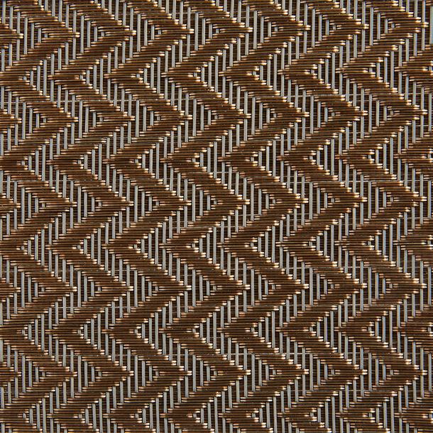 NAPERON IND. 45*33CM ZIG ZAG CASTANHO