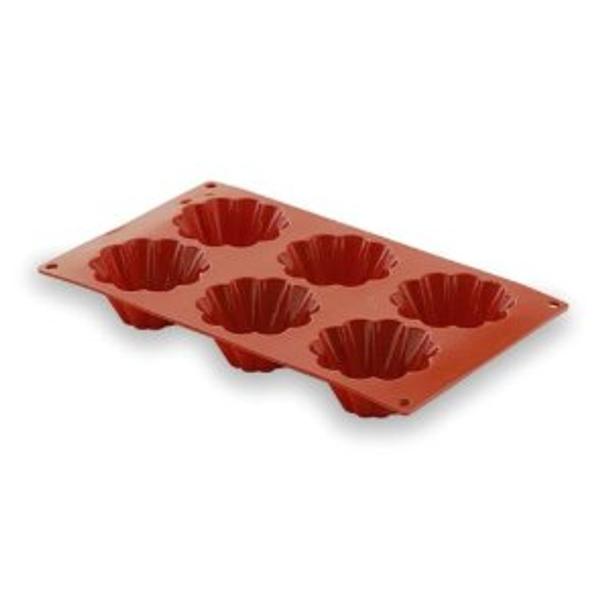 MOLDE SILICONE BRIOCHETE 6 CAVID.