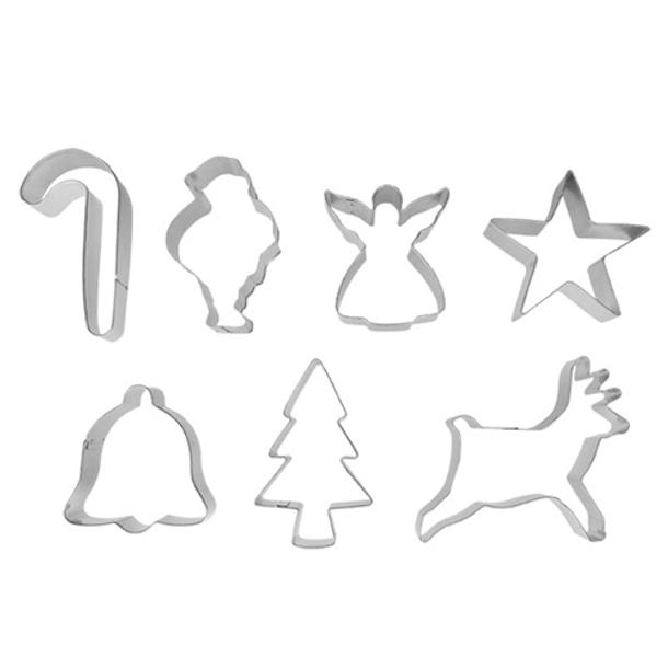 CONJUNTO 7 CORTA PASTAS NATAL