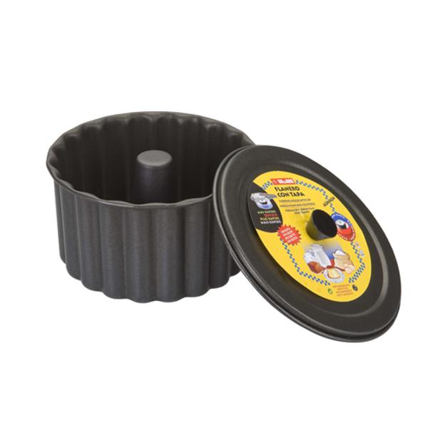 FORMA PUDIM COM ANTI-ADERENTE 20CM