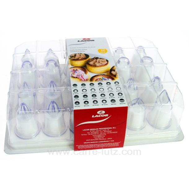 CONJUNTO 24 BICOS ACRILICOS PARA PASTELARIA