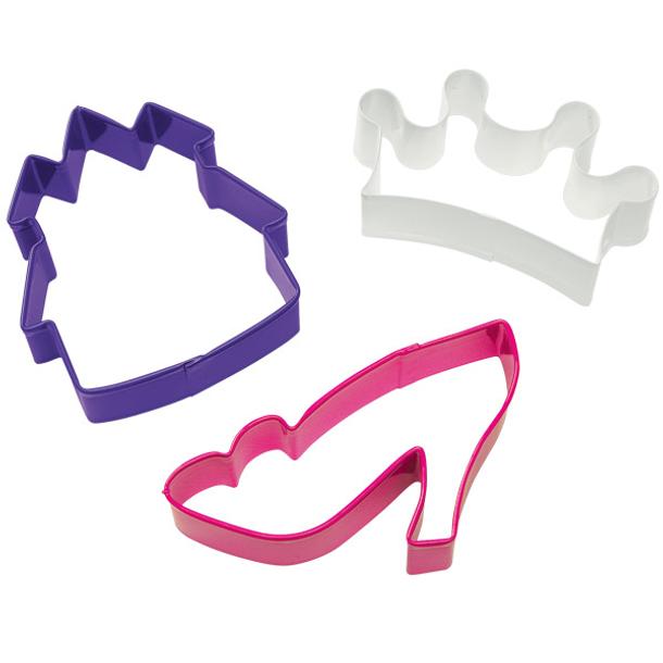 WILTON - CAIXA 3 CORTANTES PRINCESA 2308-0915