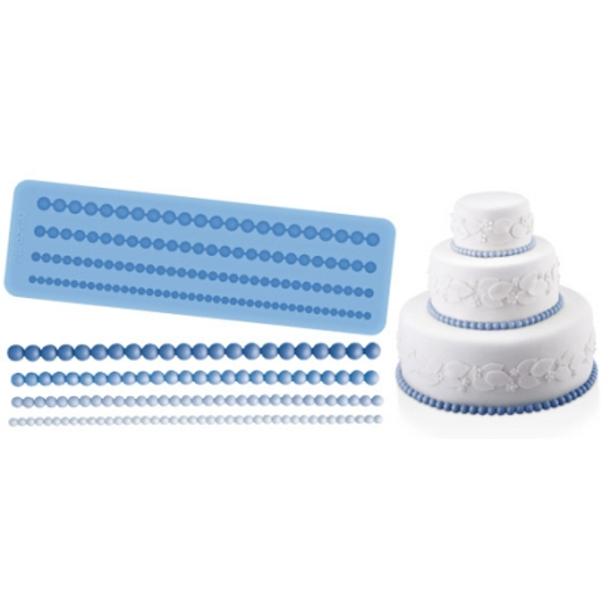 MOLDE SILICONE FIO PÉROLAS 633044 TESC