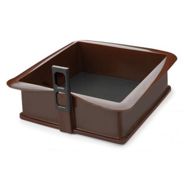 MOLDE DESMONTAVEL SILICONE QUADRADO 21*21CM LACOR 66777