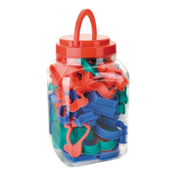 JOGO COM 40 CORTA MASSAS PLASTICOS IBILI 719750