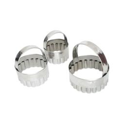 CORTA RISSOL REDONDO CANELADO INOX Nº.1 UNI