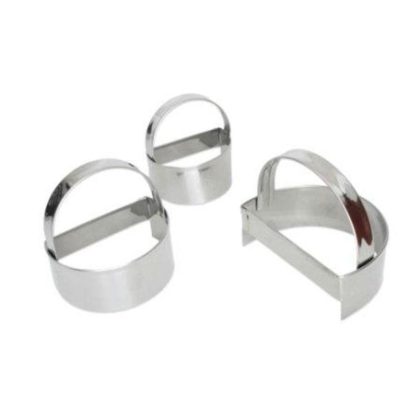 CORTA RISSOL MEIA LUA LISO INOX Nº.3 UNI