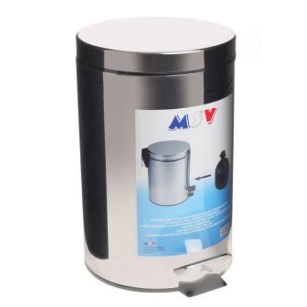 BALDE LIXO INOX 12L.COM PEDAL