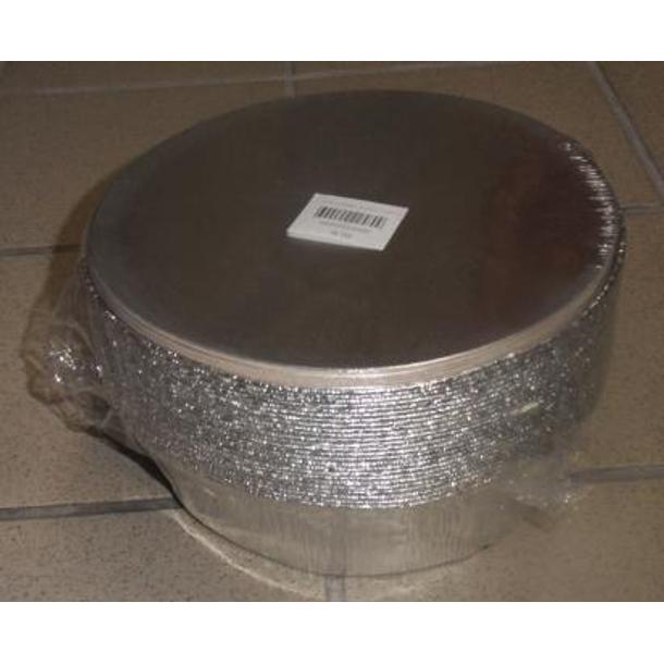 CONJ.25 EMBALAGENS ALUMINIO COM TAMPA 20CM 