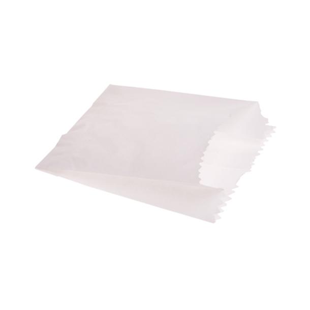 CAIXA COM 2000 SACOS DE PAPEL BRANCO 27*8*3,5CM 