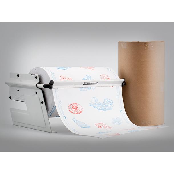 ROLO PAPEL PARA CHARCUTARIA PLASTIFICADO 30 CM COM IMPRESSAO (6KG.APROX)