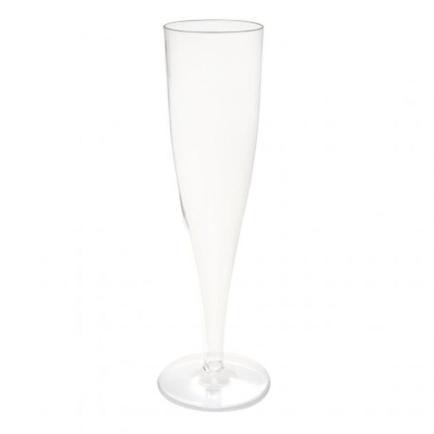 FLUTE PLAST.125ML LUXO DESCARTAVEL