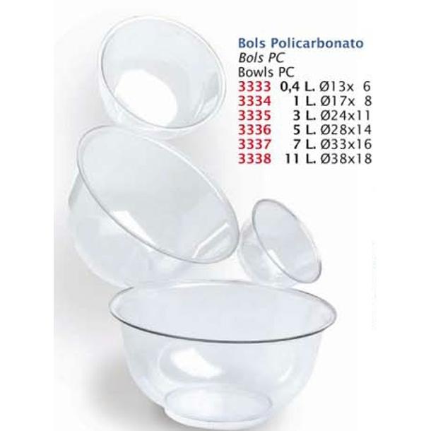 TIGELA POLICARBONATO 3LTS 24*11CM