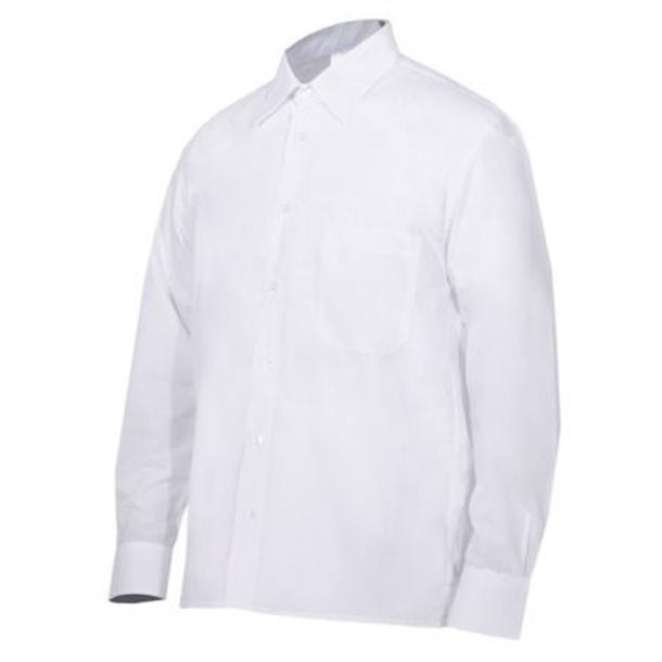 S - CAMISA HOMEM BRANCA COM MANGA COMPRIDA