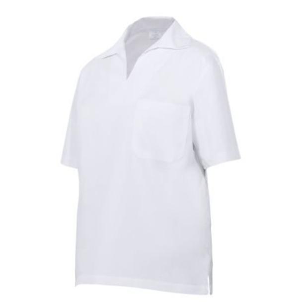 XL - CAMISETE UNISEXO BRANCO MEIA MANGA (65/35)