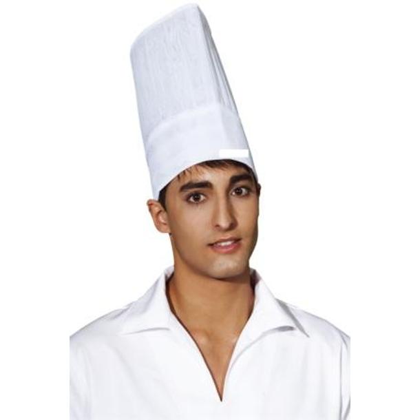 CHAPÉU COZINHEIRO BRANCO 100% POLIAM TAMANHO 56