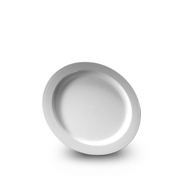 PRATO RASO 24CM POLICARB. BRANCO 