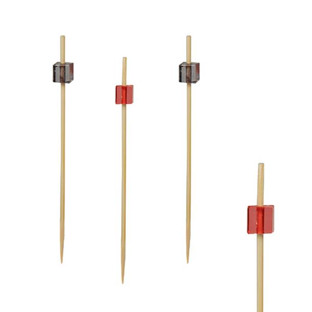CAIXA 100 PALITOS BAMBU 9CM CUBE
