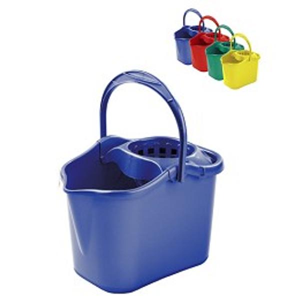BALDE OVAL + ESCORREDOR AZUL PARA ESFREGONA