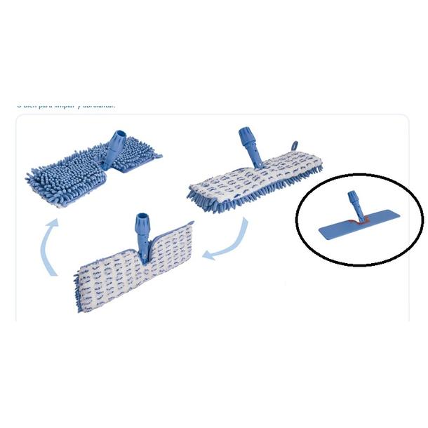 BASE PARA MOPA DUPLA FACE 40CM - SEM RECAMBIO