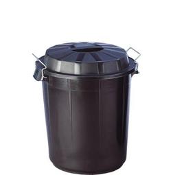 BALDE INDUSTRIAL 50LT PRETO DENOX