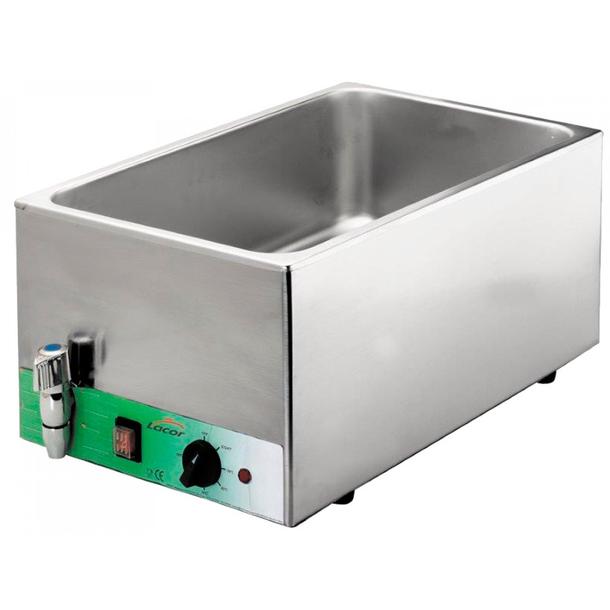 BANHO MARIA ELECTRICO GASTRONORM 1/1 SEM CONT LACOR 69036