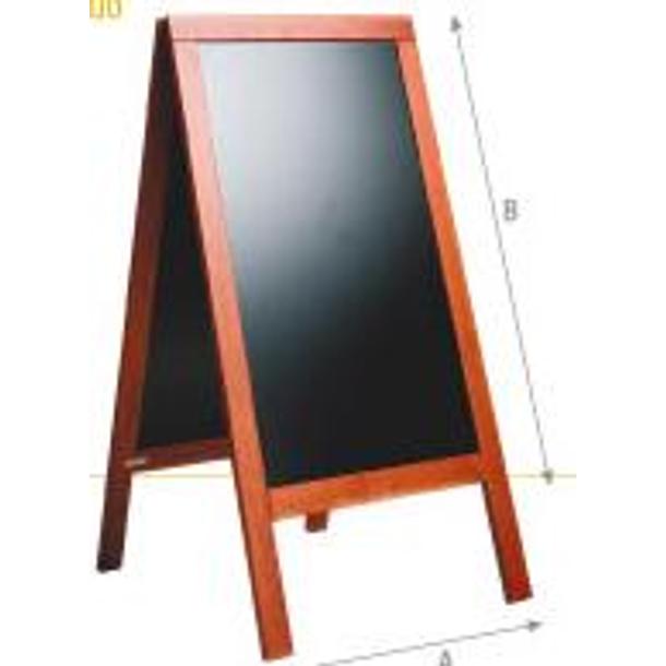 QUADRO DUPLO PRETO COM PÉ  55*85CM