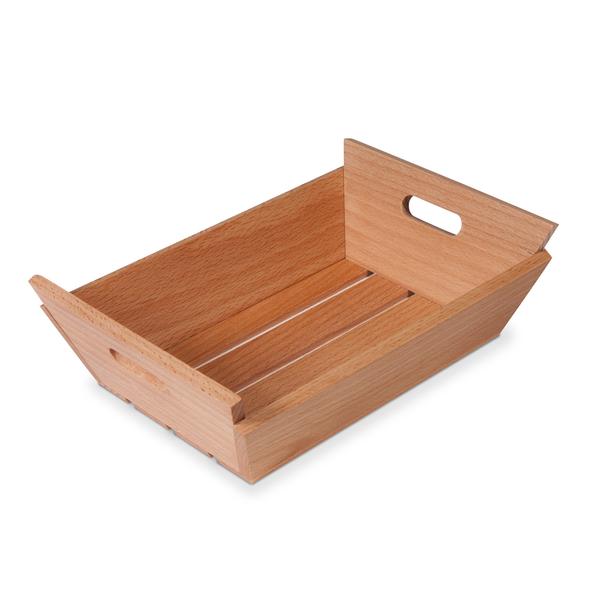 MINI CAIXA RECT. 24*16CM  MADEIRA PARA PÃO E ENTRADAS 