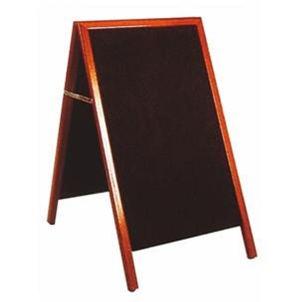 MENU PRETO DUPLO MADEIRA 110*65*85CM