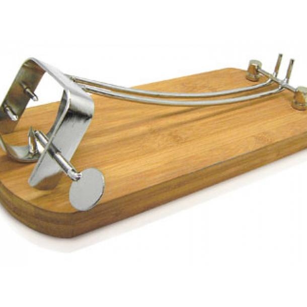 SUPORTE PRESUNTO INOX COM BASE BAMBU FIJ 002 VIN BOUQUET