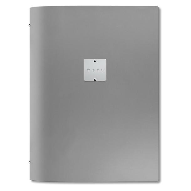 PORTA MENU A4 FASHION CINZA 6F