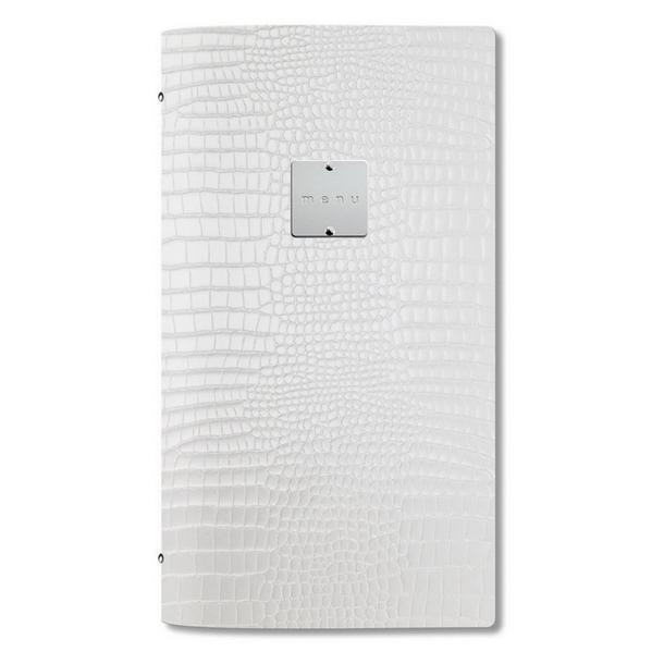 PORTA MENU POPIS FASHION CROCO BRANCO 6F