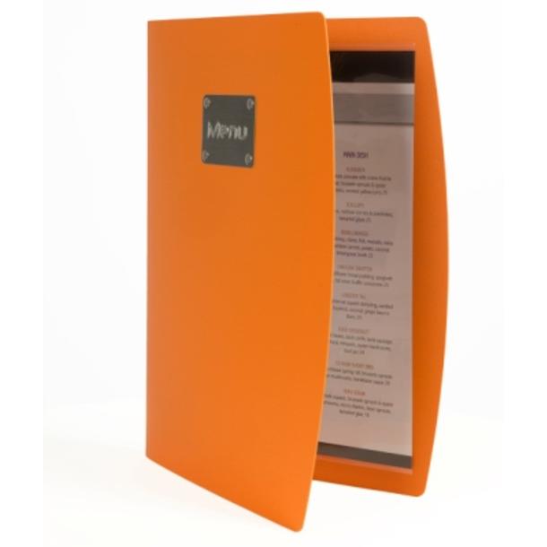 PORTA MENU A4 RIO LARANJA