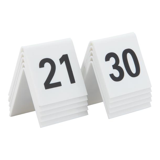 NUMEROS DE MESA EM ACRILICO 21 A 30 