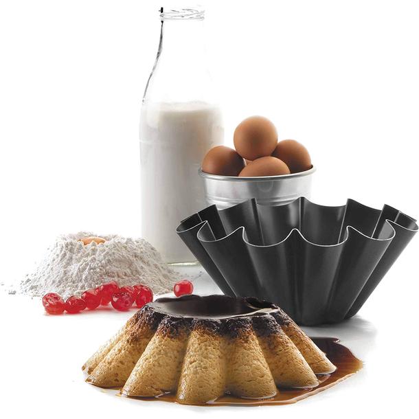 FORMA FLAN BRIOCHE ONDULADA 10CM ALUM.ANTI-ADERENTE 68810 LACOR 