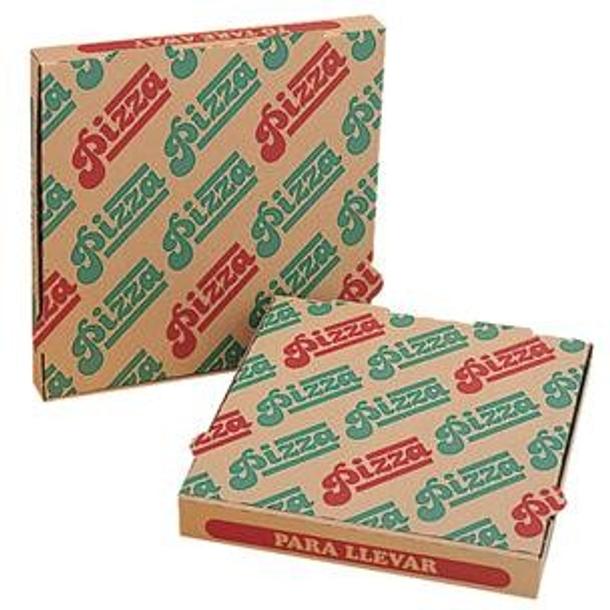 EMBALAGEM 100 CAIXAS PIZZA MICRO ECO 29*29*3,5 BRANCAS 