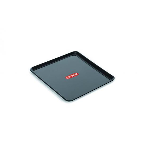 BANDEJA PLANA PRETA 20x15x1,2CM