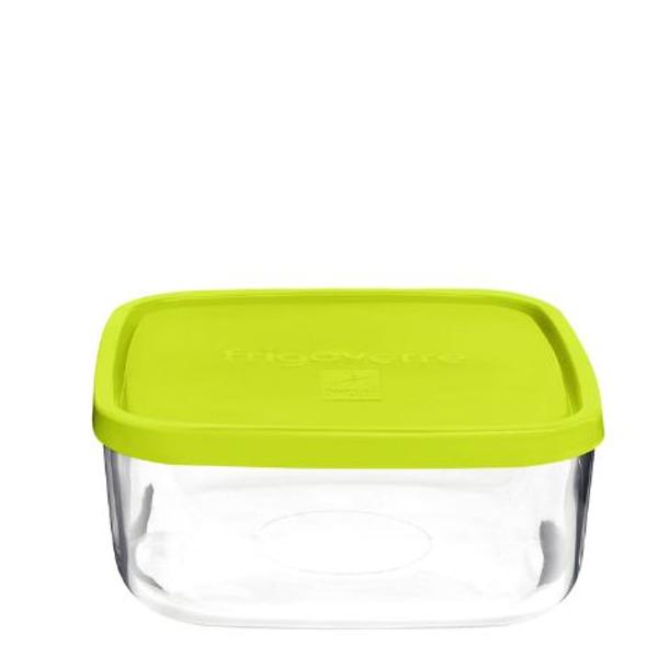 CAIXA QUADRADA FRIGOVERRE 19*19CM TAMPA AZUL
