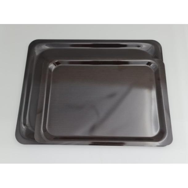 BANDEJA SELF SERVICE MELAMINA 42x30CM DECOR WENGUE