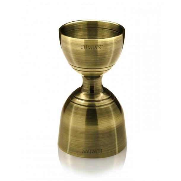 MEDIDOR JIGGER GIOVE BRONZE 30-60ML L0027 LUMIAN