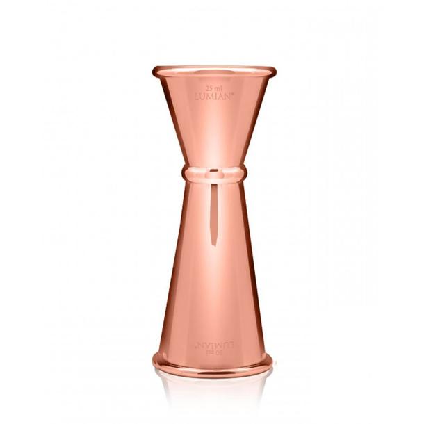MEDIDOR JIGGER JAPONES COBRE 25-50ML L0041 LUMIAN